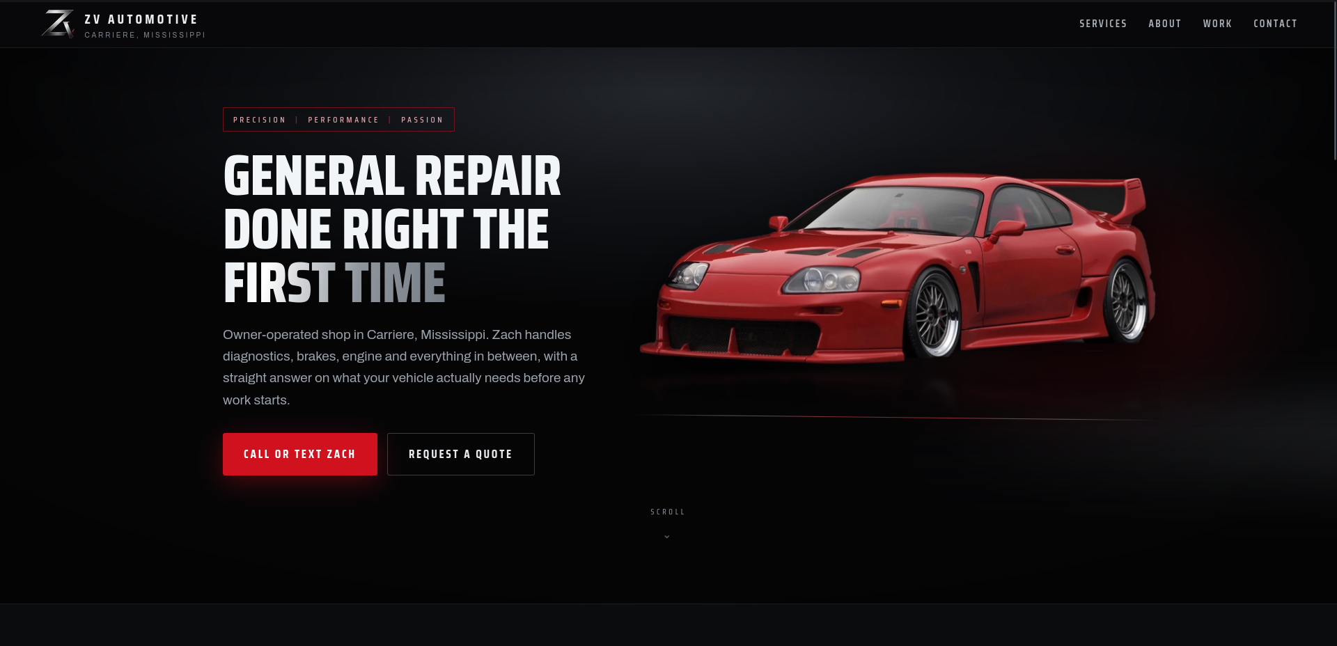 ZV Automotive front page