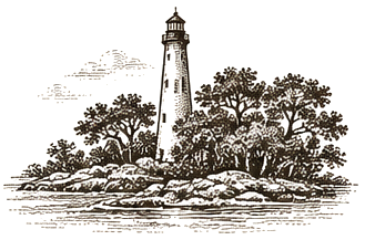 Lighthouse on the island